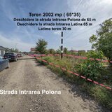 Pantelimon, teren 2002 mp deschidere 65m la 2 strazi adiacent Rascoala 1907, utilitati